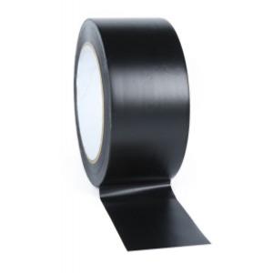 Ruban PVC plastifié noir largeur 25mm 33m