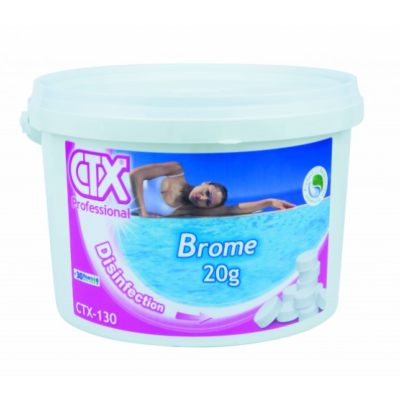 Brome CTX-130 désinfectant - Galet 20g - Seau 5kg